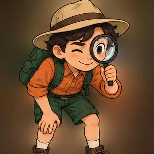 Trov searching with a magnifying glass